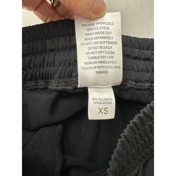 Varsity Spirit Cheer Pants Warm Up Elastic Waist Straight Leg Black Size XS - Picture 7 of 10